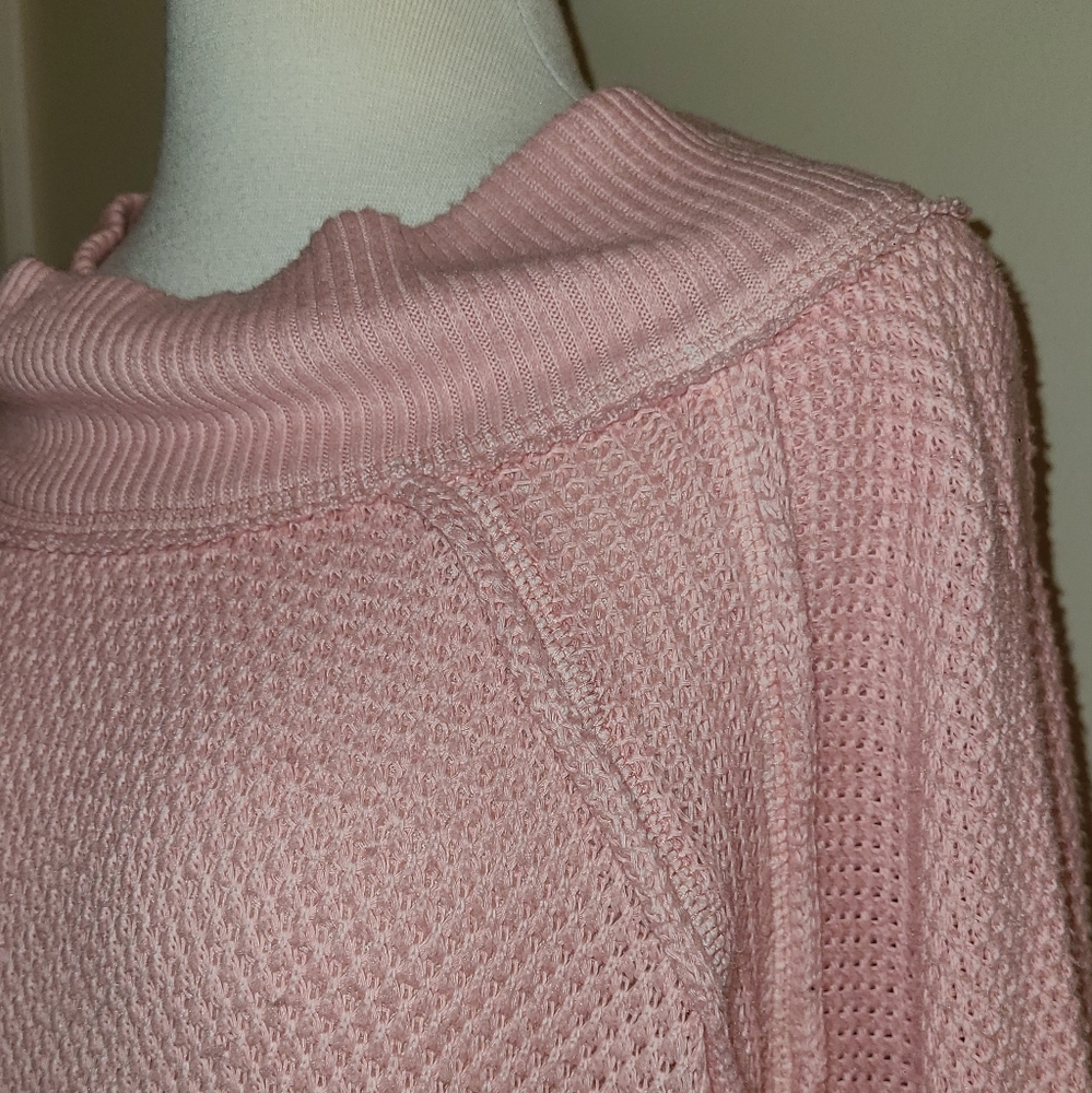 NWT We the free size S faded coral sweater - Picture 3 of 15